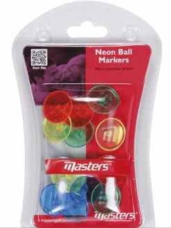 Master Neon Ball Markers - 12 Pack