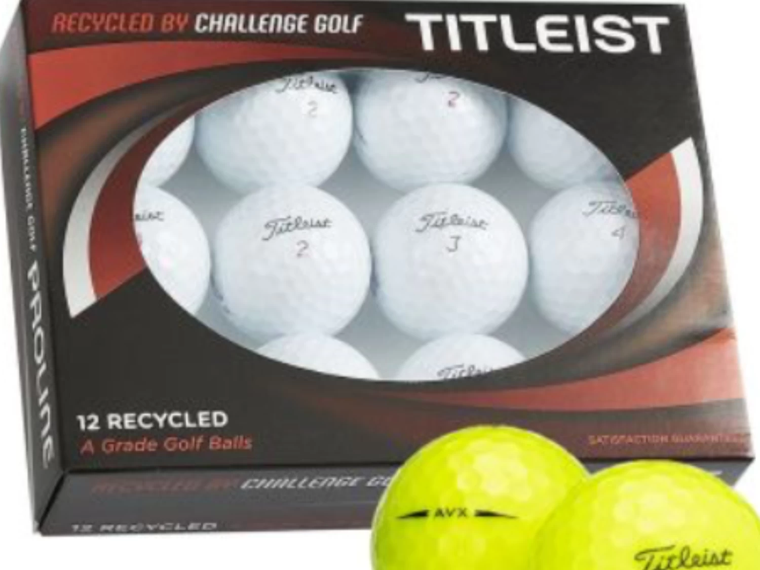 Challenge Golf Titleist Avx Rewashed Recycled Golf Balls - 12 Pack 1 Challenge Golf Titleist Avx Rewashed Recycled Golf Balls - 12 Pack