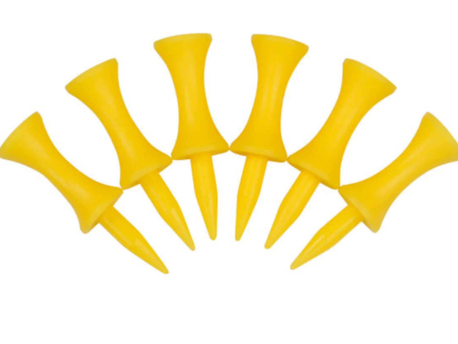 Longridge Plastic Castle Tees Yellow 25Mm - 1000 Pack 1 Longridge Plastic Castle Tees Yellow 25Mm - 1000 Pack